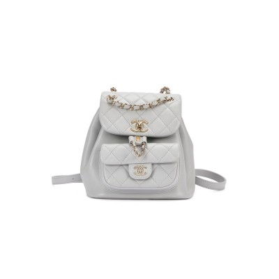 CHANEL MASTER DUMA MINI BACKPACK AS2908 (18.5*18*12cm)
